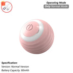 1/2 PCS Cat Interactive Ball Toy Automatic Rolling Ball Faux Tail Rechargeable Smart Pet Electric Toy Pet Toy Imitate Mouse